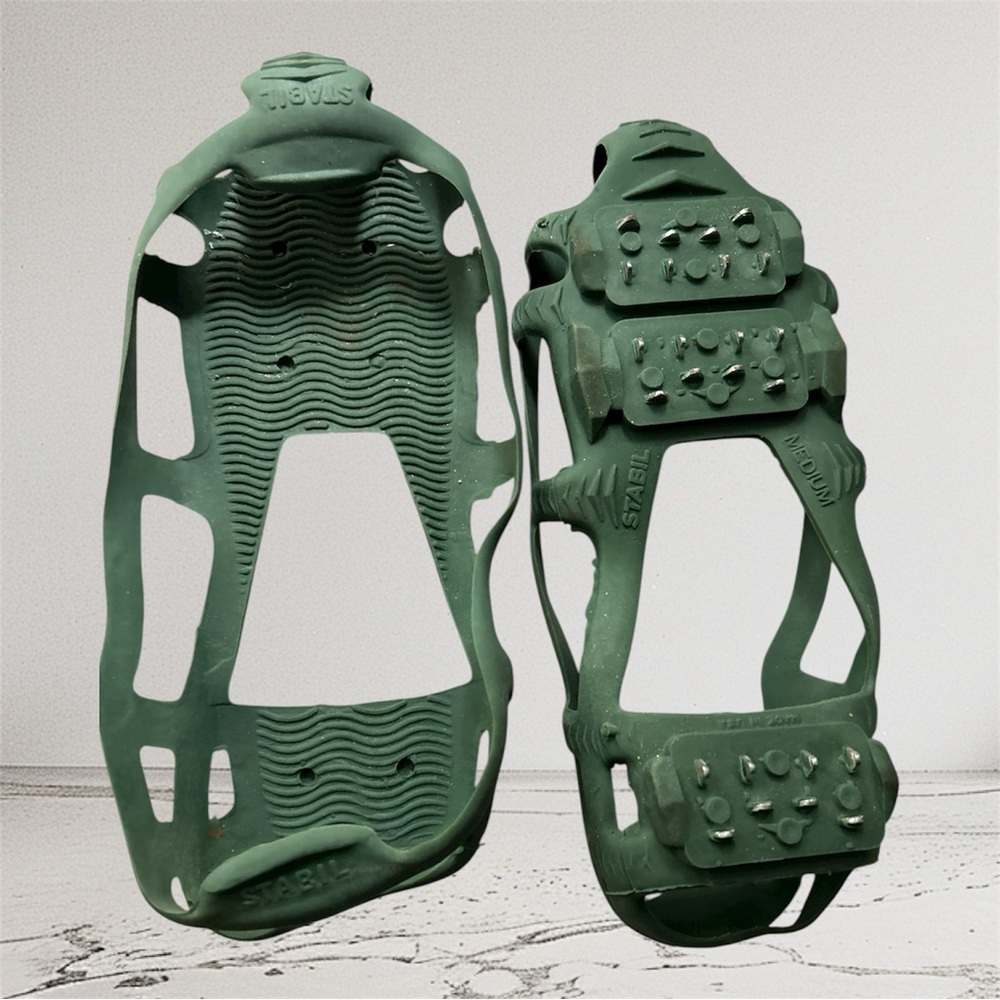 Stabil Medium Traction Cleats Ice Snow Grips Over Shoe Ice Cleats Pre-loved.